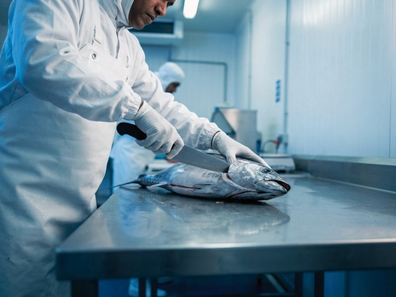 Deheading the tuna